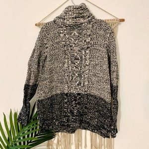 Wool turtleneck sweater